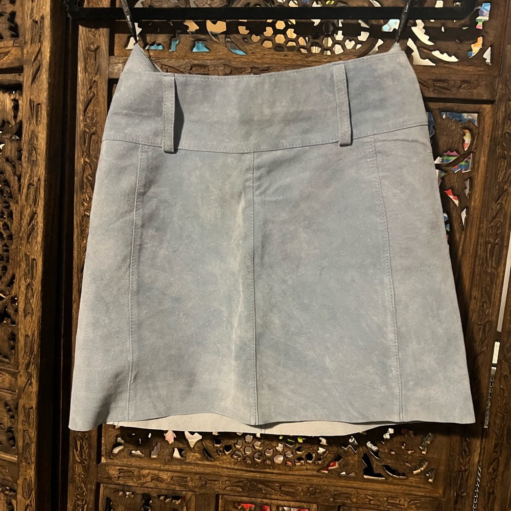 Bebe suede mini skirt